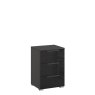 Montego 3 Drawer Bedside Chest Graphite