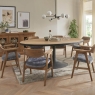 Gaston Large Oval Dining Table & 6 Soho Dining Chairs