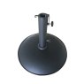 Black Concrete 15kg Parasol Base
