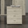 Denby 3 Drawer Bedside Chest Holm Oak