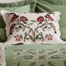 MORRIS BROPHY EMBROIDERY CUSHION 45X45CM GREEN 