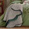 Morris Brophy Embroidery Throw 170X220Cm Green