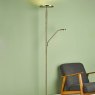 Shelby Mother & Child Floor Lamp Antique Brass
