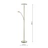 Shelby Mother & Child Floor Lamp Antique Brass