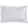 SA SUNFLOWERS OXFORD PILLOWCASE PAIR WHITE 