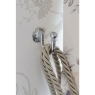 Laura Ashley Classic Tieback Hook Chrome