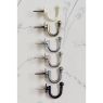 Laura Ashley Classic Tieback Hook Chrome