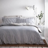 The Linen Yard Hebden Navy Duvet Set