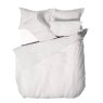 TLY WAFFLE DUVET SET SGL WHITE