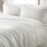 TLY WAFFLE DUVET SET DBL WHITE