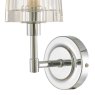 Laura Ashley Blake Bathroom Wall Light Crystal Polished Chrome