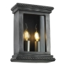 David Hunt Truro 2LT Outdoor Wall Light Pewter