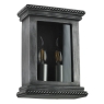 David Hunt Truro 2LT Outdoor Wall Light Pewter