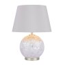 Laura Ashley Mathern Table Lamp Cream Shell & Champagne With Shade 