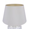 Laura Ashley Mathern Table Lamp Cream Shell & Champagne With Shade 