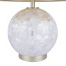 Laura Ashley Mathern Table Lamp Cream Shell & Champagne With Shade 