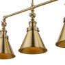 Laura Ashley Rufus 3lt Bar Pendant Antique Brass