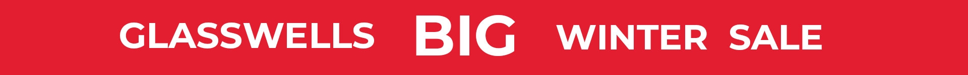 Glasswells Winter Sale Banner