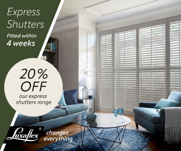 Luxaflex Express Shutters Offer